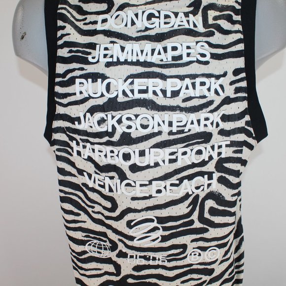 Nike Air Jordan Dri-FIT Men's L Black/White Breakfast Club Tank Top DM1823-219 - Picture 8 of 11